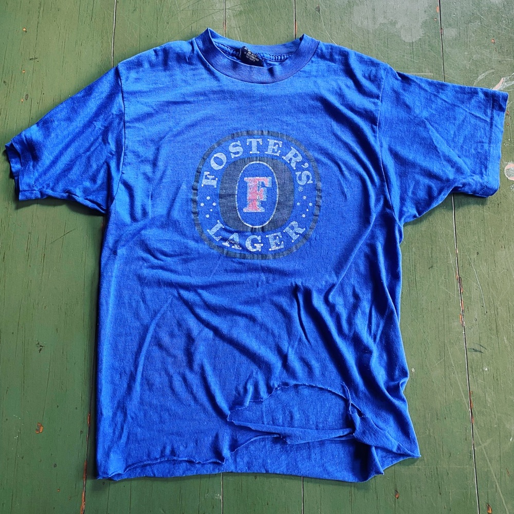 Very cool RARE FIND Vintage Fosters Australian Lager tee